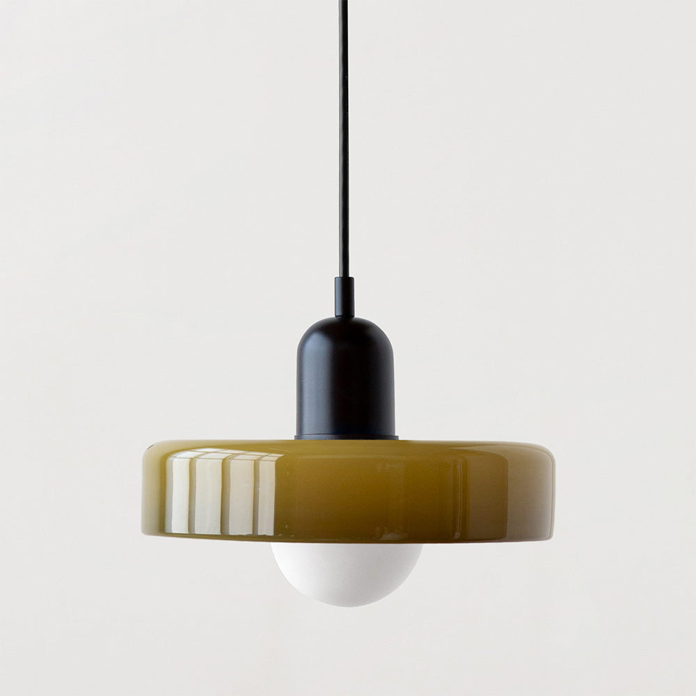 Suspension Bauhaus - Lampe Moderne en Verre, Design Élégant et Fonctionnel