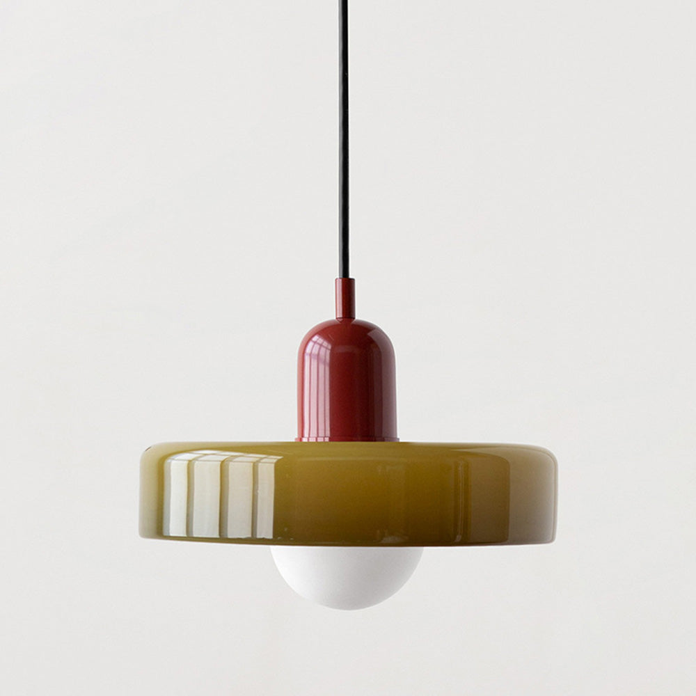 Suspension Bauhaus - Lampe Moderne en Verre, Design Élégant et Fonctionnel
