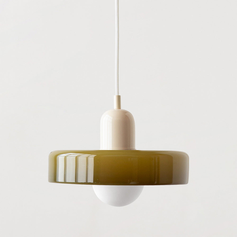Suspension Bauhaus - Lampe Moderne en Verre, Design Élégant et Fonctionnel