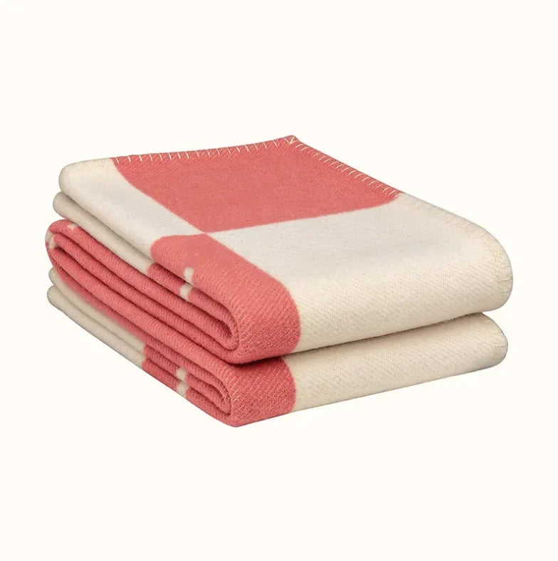 Couverture CachemiraSoft – Plaid Élégant en Laine & Cachemire, Douceur et Chaleur Luxueuses