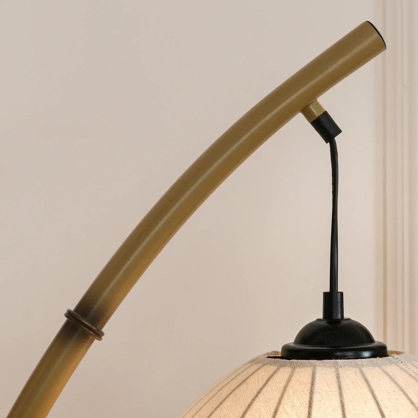 Lampe Sur Pied Japonaise en Bambou - Design Zen Minimaliste avec Douille E27