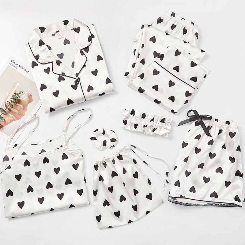 Pipa Pyjama Set | Élégance et Confort en 7 Pièces pour des Nuits Douillettes