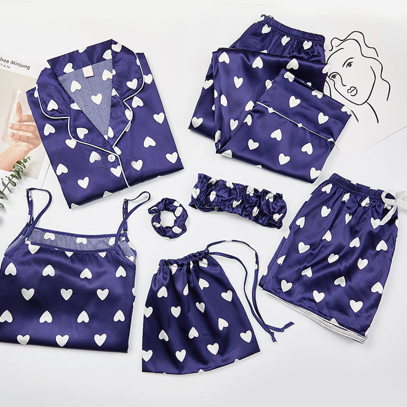 Pipa Pyjama Set | Élégance et Confort en 7 Pièces pour des Nuits Douillettes