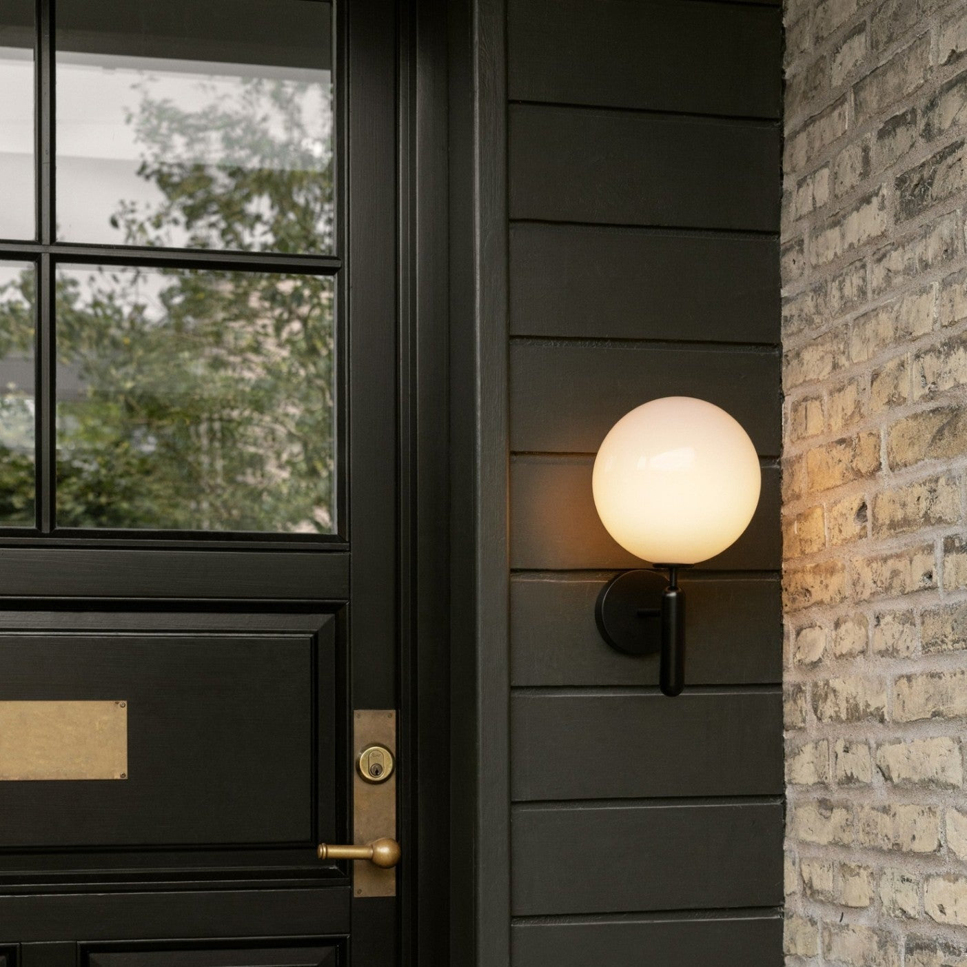 Lampe Scandiluxe LED – Design Minimaliste en Laiton et Verre pour Intérieur