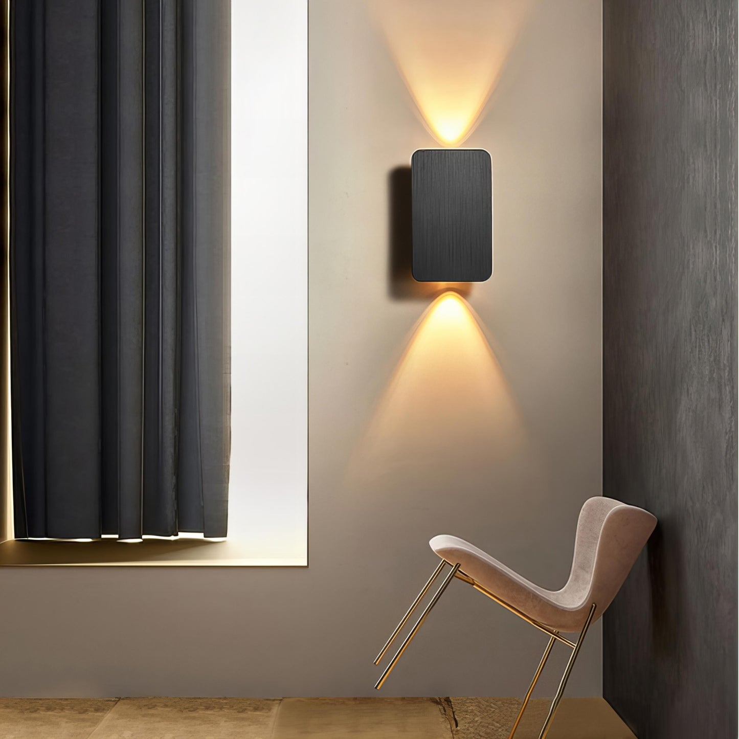 Luma - Applique Murale Extérieure Moderne Rectangulaire | Étanche pour l’Extérieur