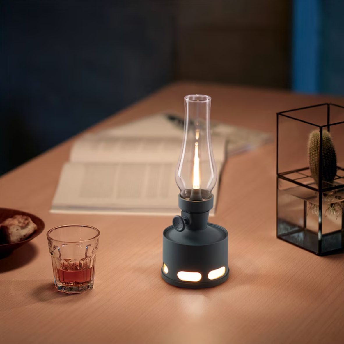 Lampe Vintage LED – Lampe à pétrole rétro avec technologie LED moderne