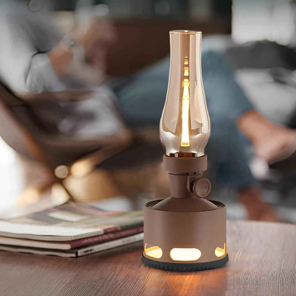 Lampe Vintage LED – Lampe à pétrole rétro avec technologie LED moderne