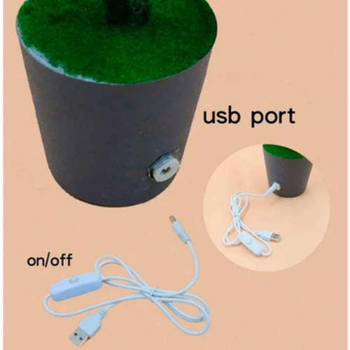 Lampe de Nuit LED Branches de Noël avec USB – Éclairage Doux et Élégant