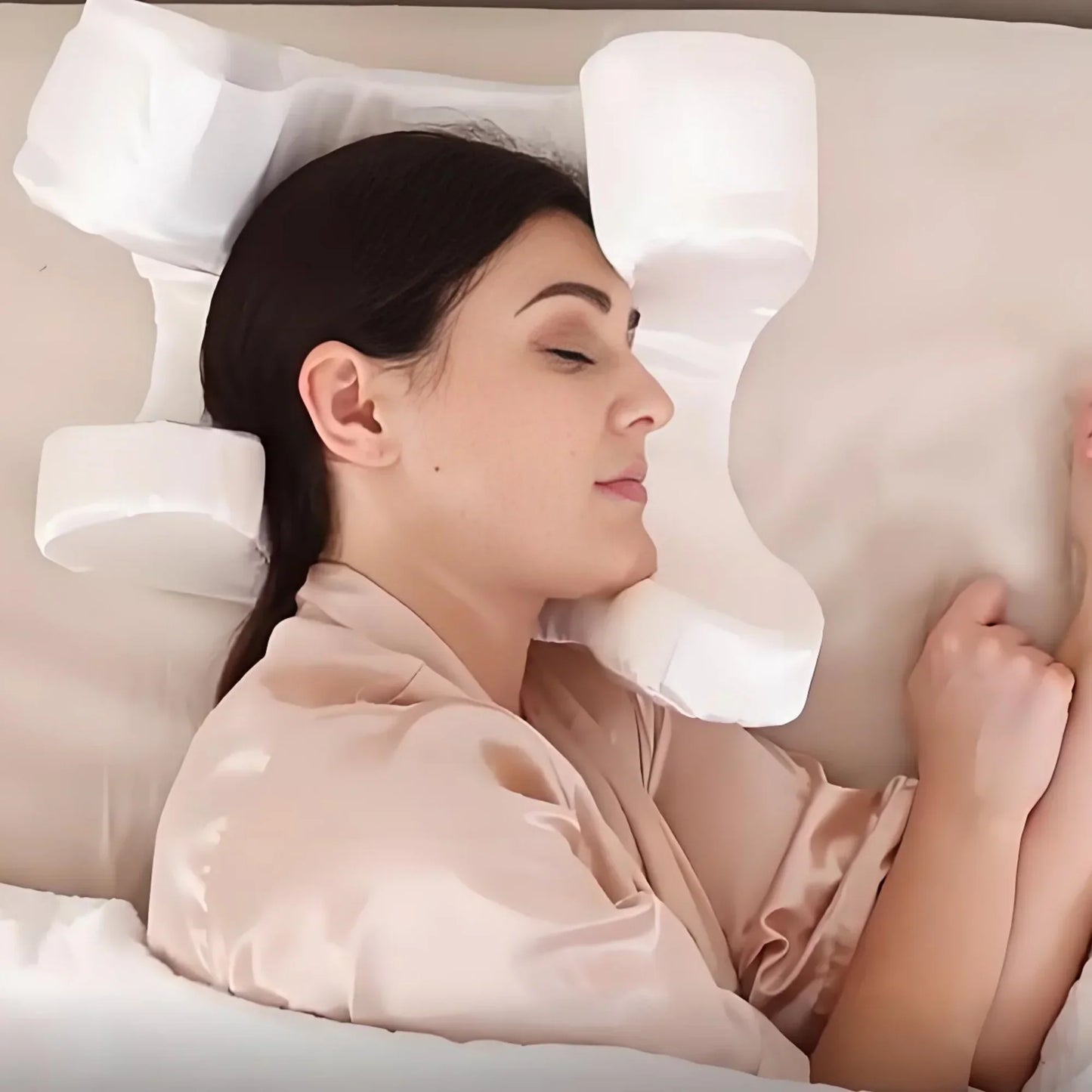 Oreiller Anti-Rides BeautyCloud | Confort Luxueux et Bienfaits Anti-Âge