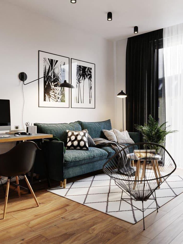 Lampe sur Pied à Trois Bras Mouille-Inspirée – Design Sculptural et Kinetique