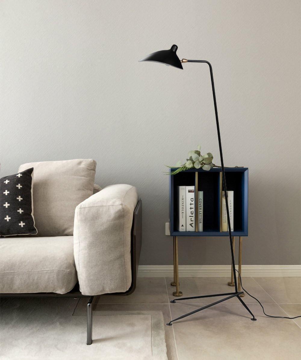 Lampe sur Pied à Trois Bras Mouille-Inspirée – Design Sculptural et Kinetique