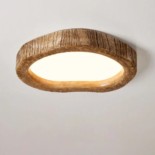 Plafonnier LED BoisNature – Éclairage Chaleureux & Design Naturel