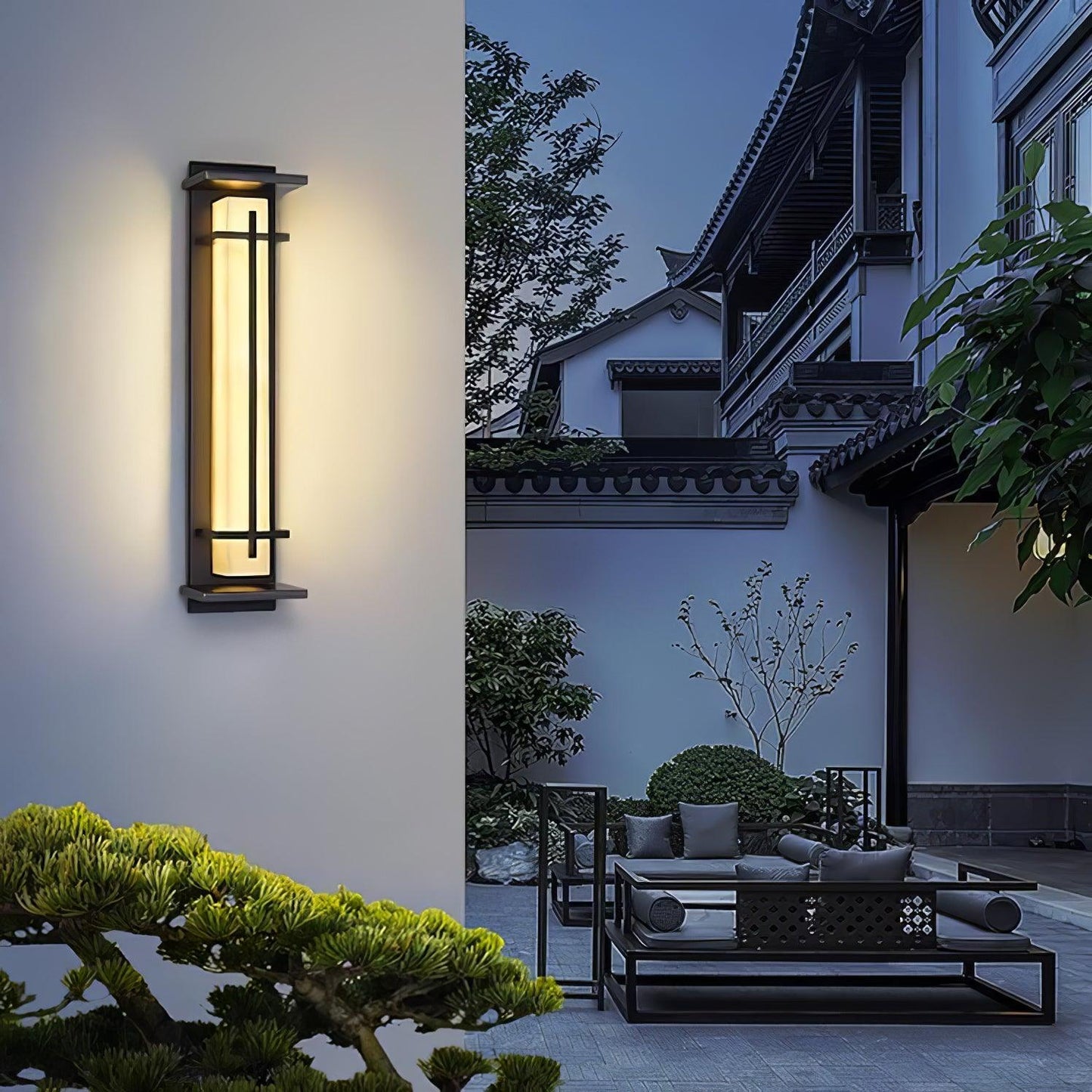 Lampe Murale Extérieure Carrée - Étanchéité IP65, Durable, Design Moderne
