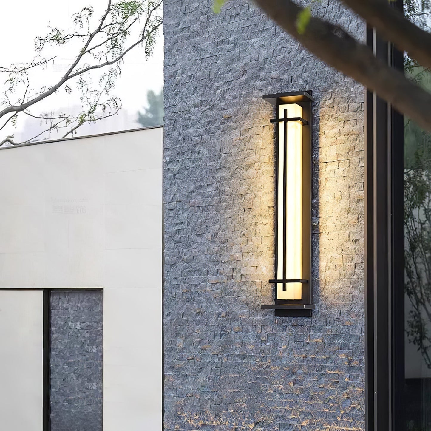 Lampe Murale Extérieure Carrée - Étanchéité IP65, Durable, Design Moderne