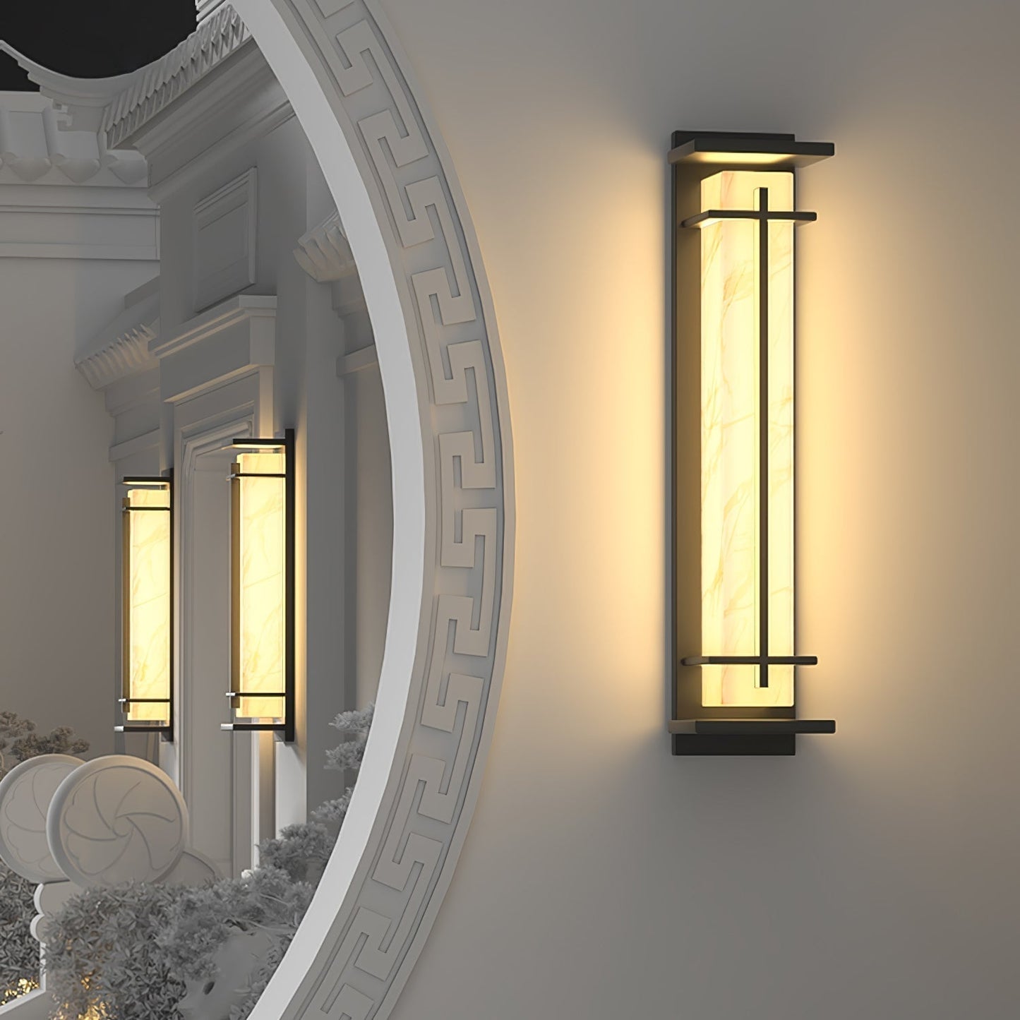 Lampe Murale Extérieure Carrée - Étanchéité IP65, Durable, Design Moderne