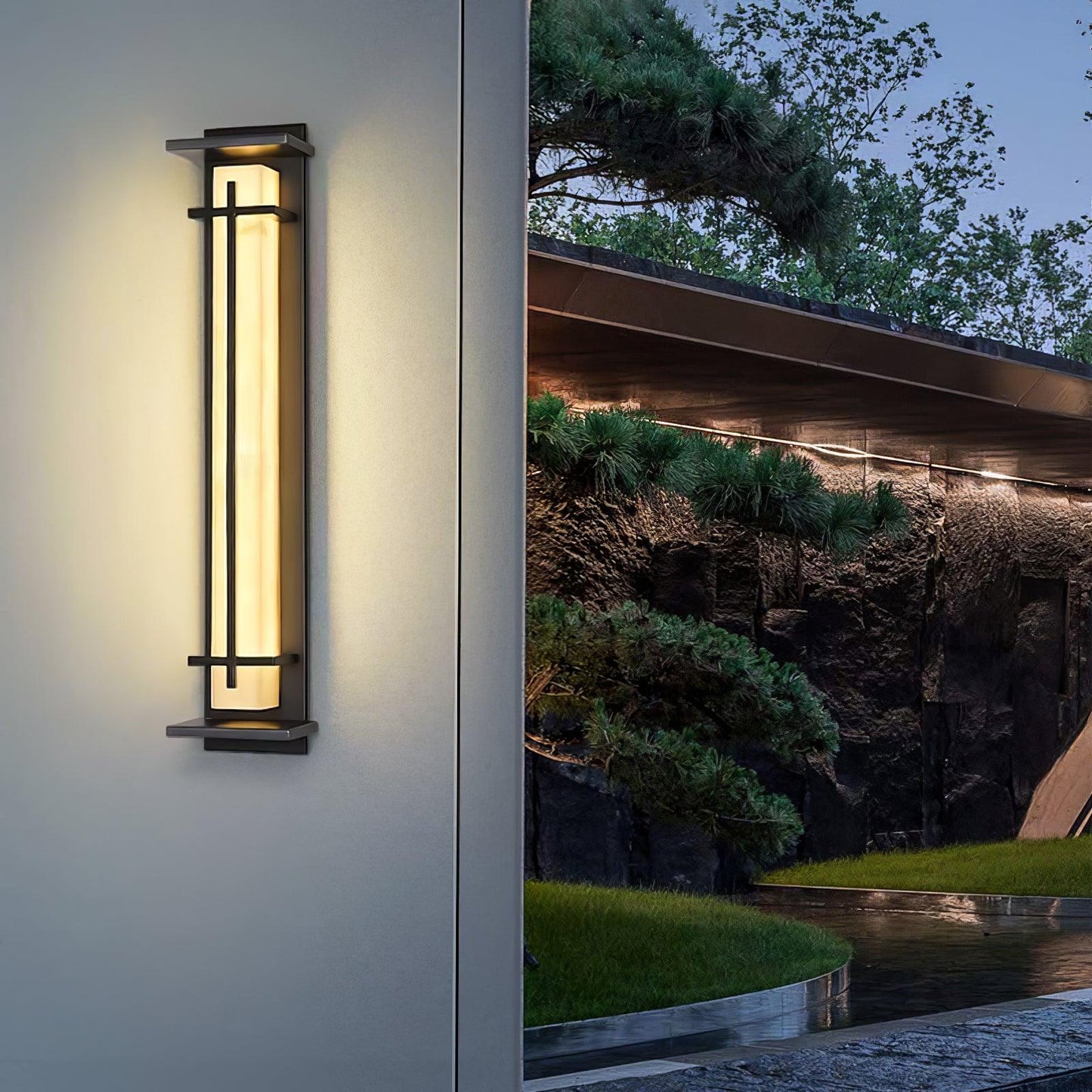 Lampe Murale Extérieure Carrée - Étanchéité IP65, Durable, Design Moderne