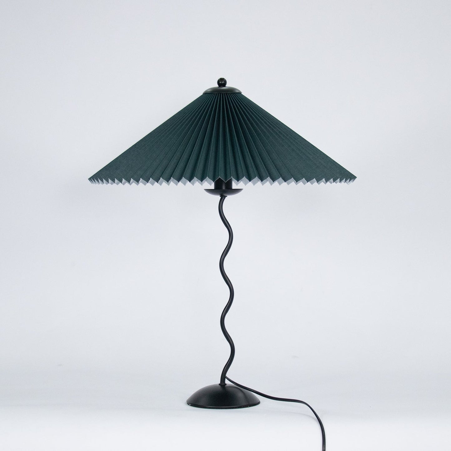 Lampe de Table Squiggle – Lampe Moderne au Design Ondulé pour Salon, Chambre et Bureau