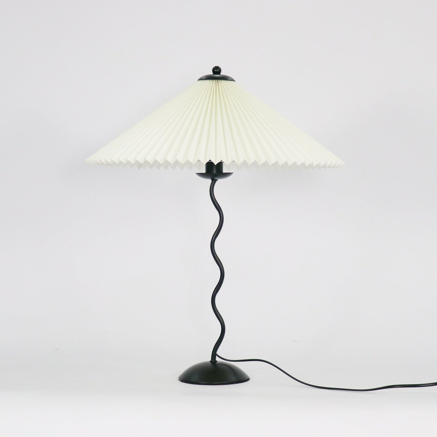 Lampe de Table Squiggle – Lampe Moderne au Design Ondulé pour Salon, Chambre et Bureau