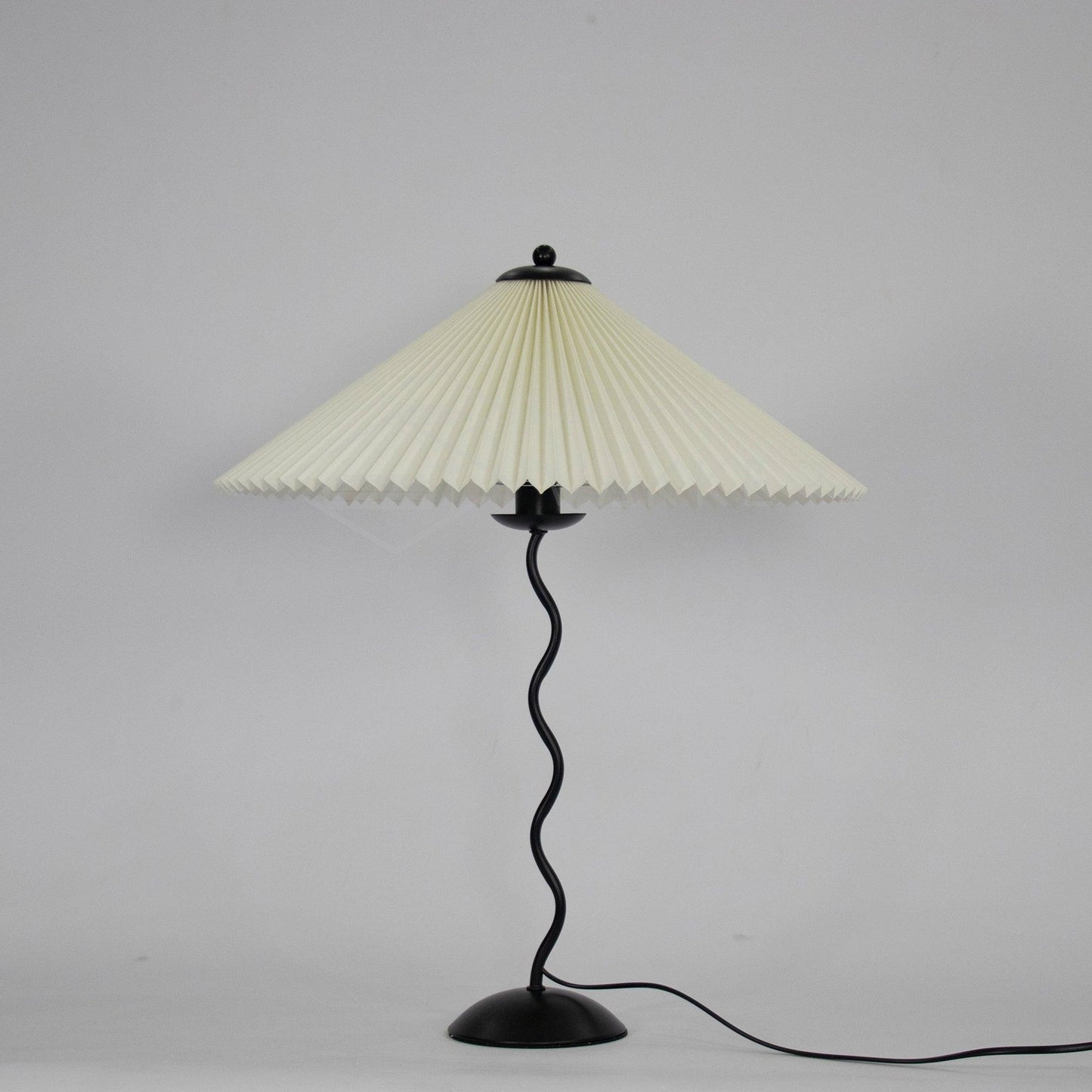 Lampe de Table Squiggle – Lampe Moderne au Design Ondulé pour Salon, Chambre et Bureau