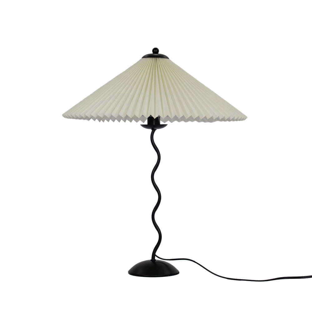 Lampe de Table Squiggle – Lampe Moderne au Design Ondulé pour Salon, Chambre et Bureau