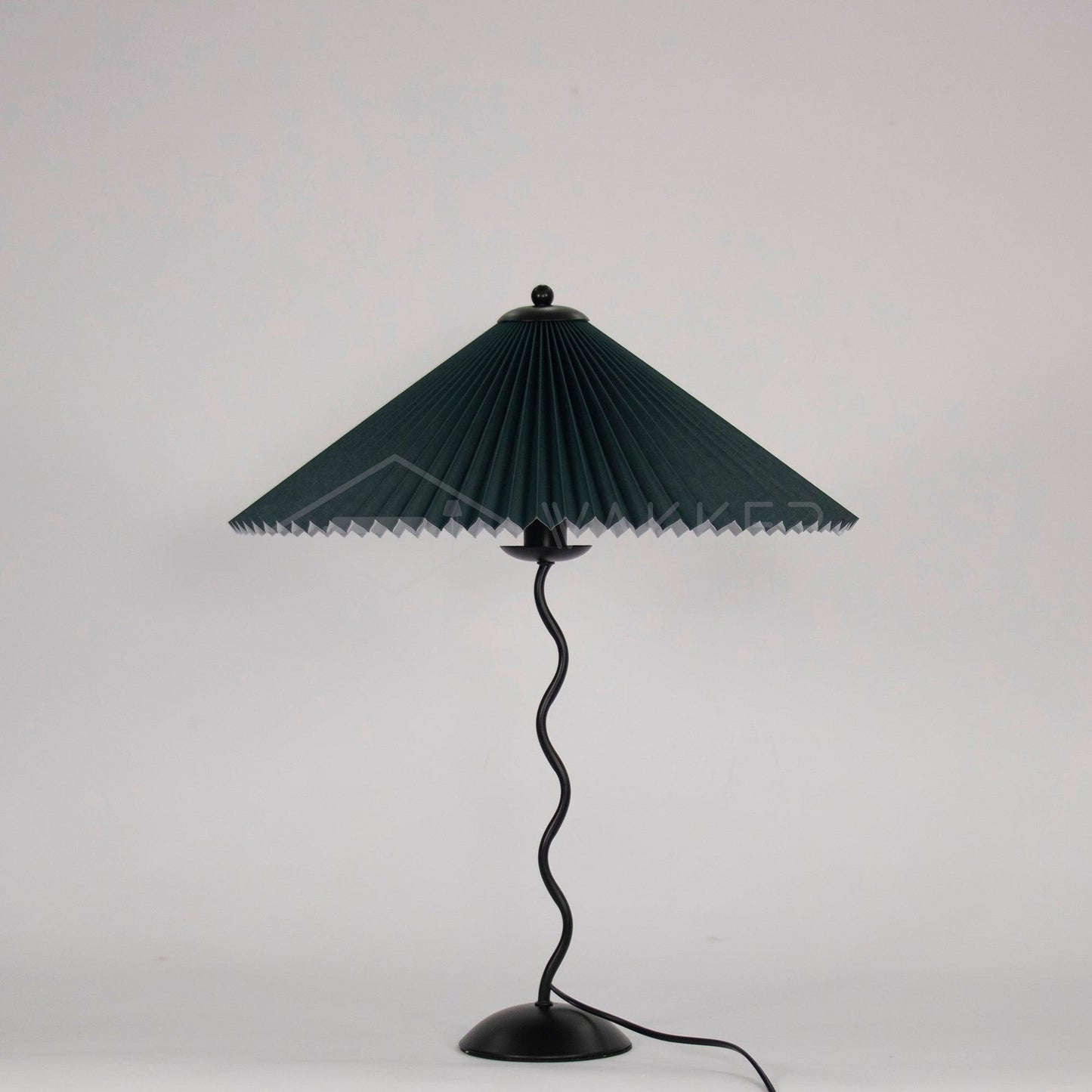 Lampe de Table Squiggle – Lampe Moderne au Design Ondulé pour Salon, Chambre et Bureau