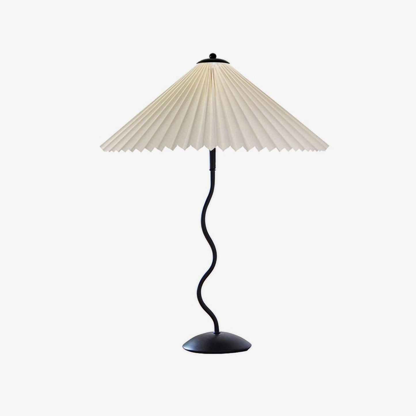 Lampe de Table Squiggle – Lampe Moderne au Design Ondulé pour Salon, Chambre et Bureau