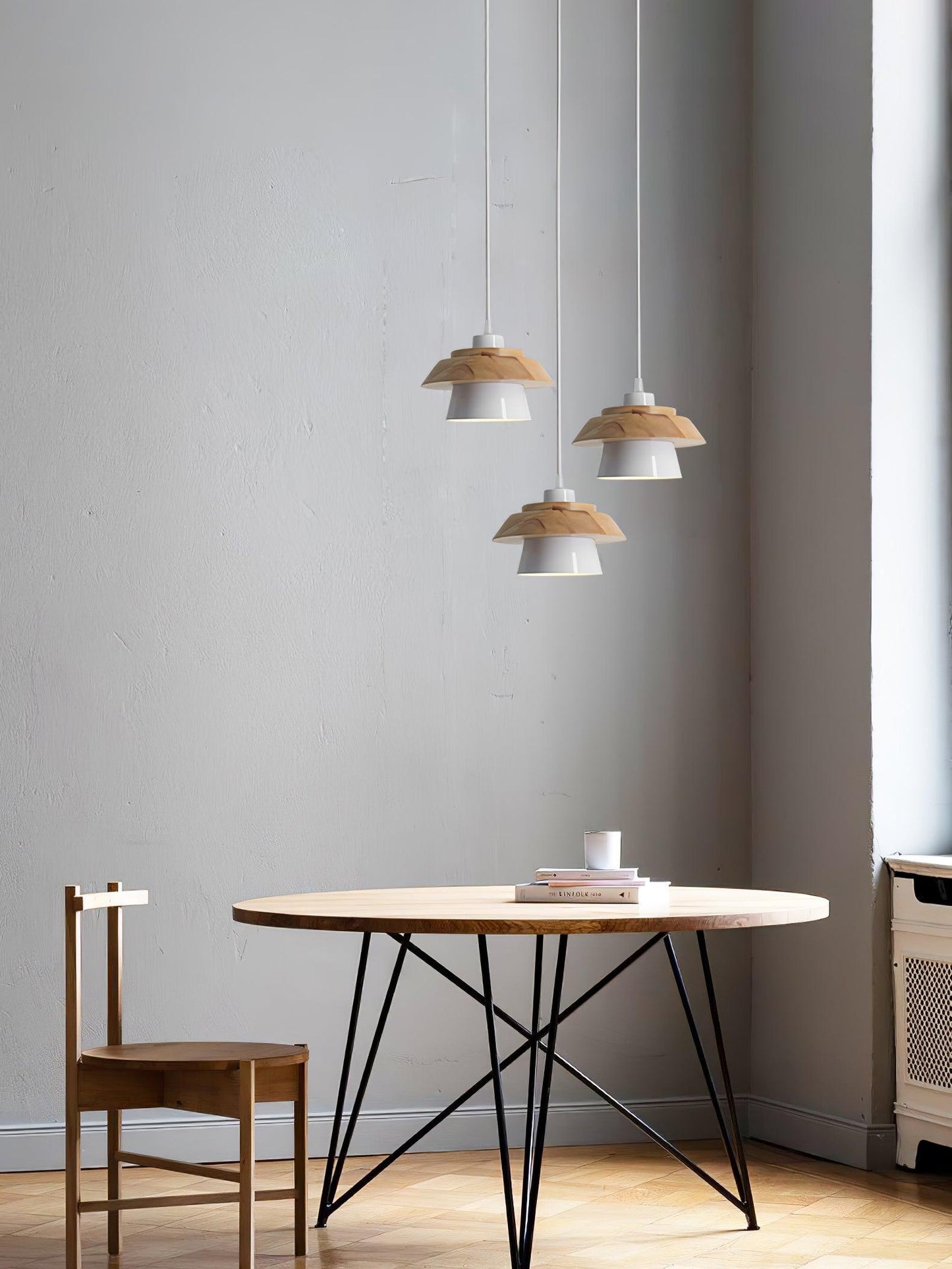 Suspension Pierre Bois - Élégance Naturelle et Design Organique pour Votre Intérieur