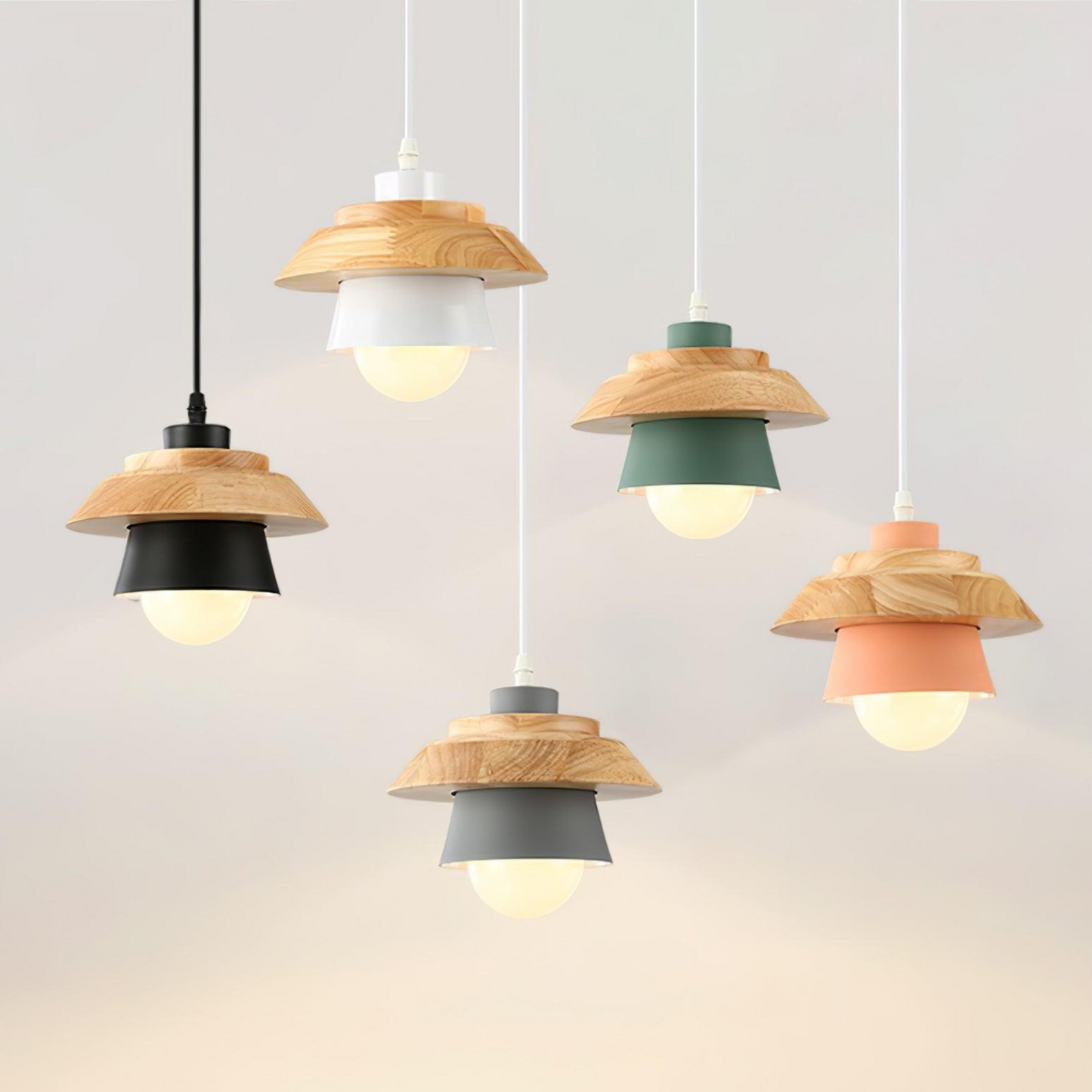 Suspension Pierre Bois - Élégance Naturelle et Design Organique pour Votre Intérieur
