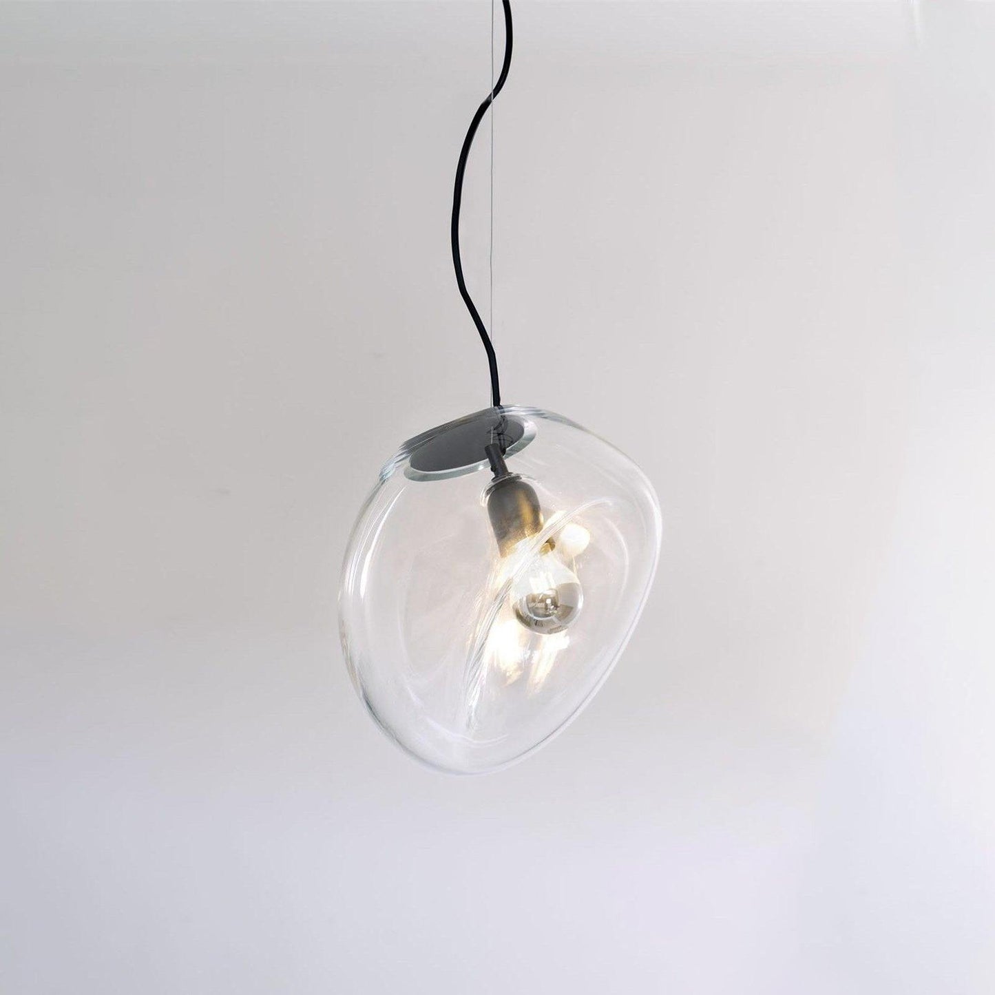 Lampe Pendante Goutte d'Eau Suspendue – Éclairage Moderne en Verre Soufflé