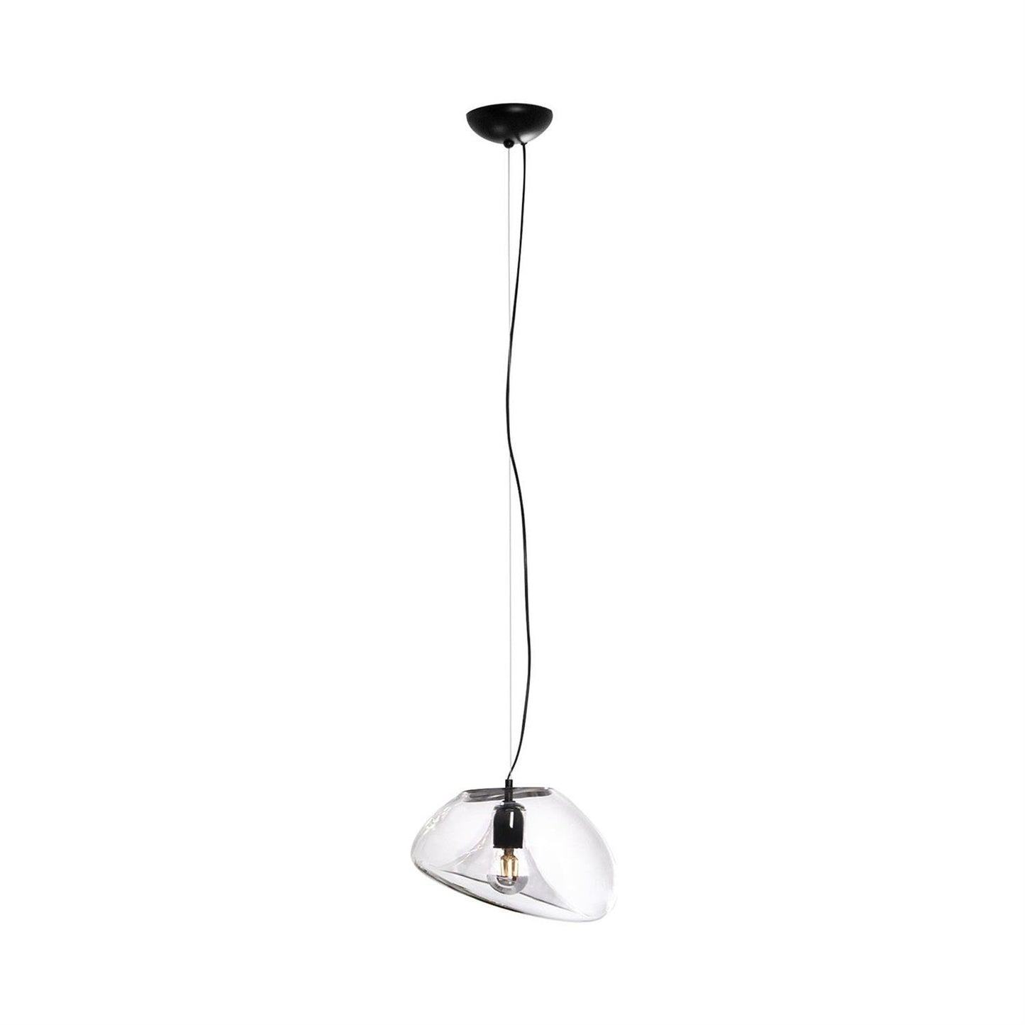 Lampe Pendante Goutte d'Eau Suspendue – Éclairage Moderne en Verre Soufflé