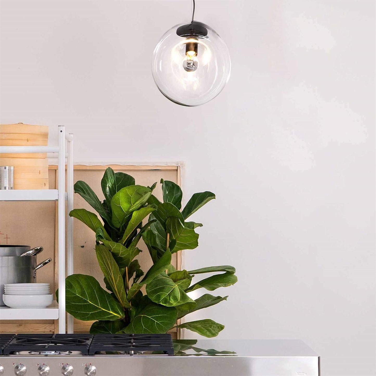 Lampe Pendante Goutte d'Eau Suspendue – Éclairage Moderne en Verre Soufflé