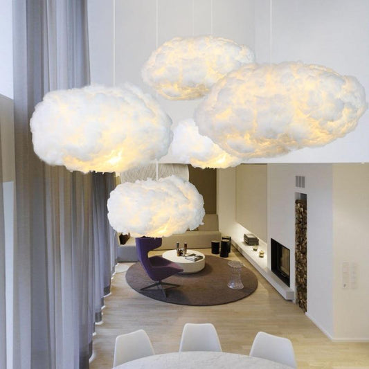 Suspension Lumineuse CloudLume – Un Éclairage Poétique et Apaisant