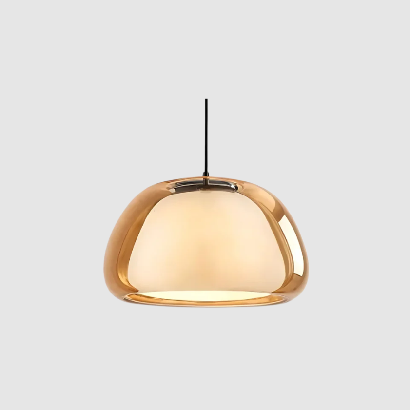 Suspension en Verre - Le Dôme Cristallin | Luminaire Élégant pour une Ambiance Moderne