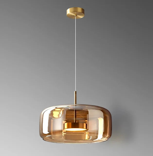 Suspension en Verre Élégante - Design Moderne et Raffiné