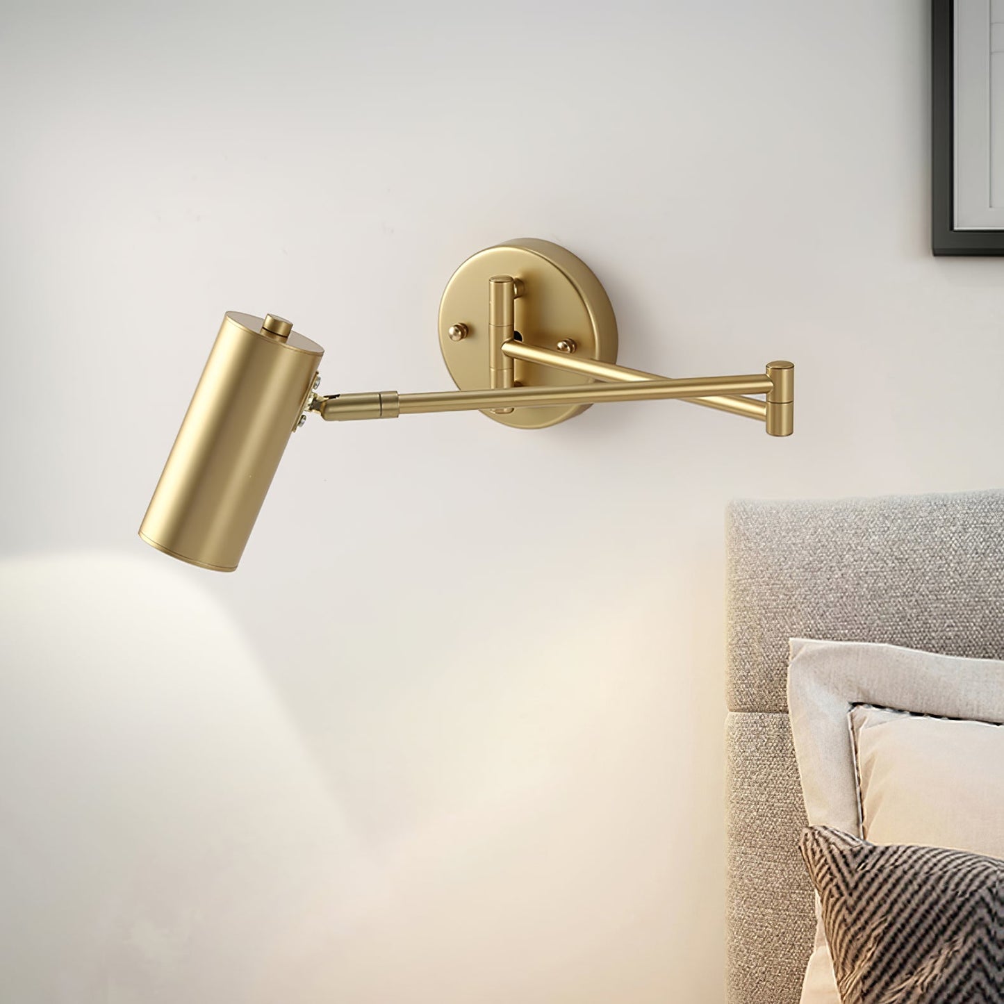 Applique Murale Moderne en Fer avec LED Intégrée - Design Élégant et Réglable