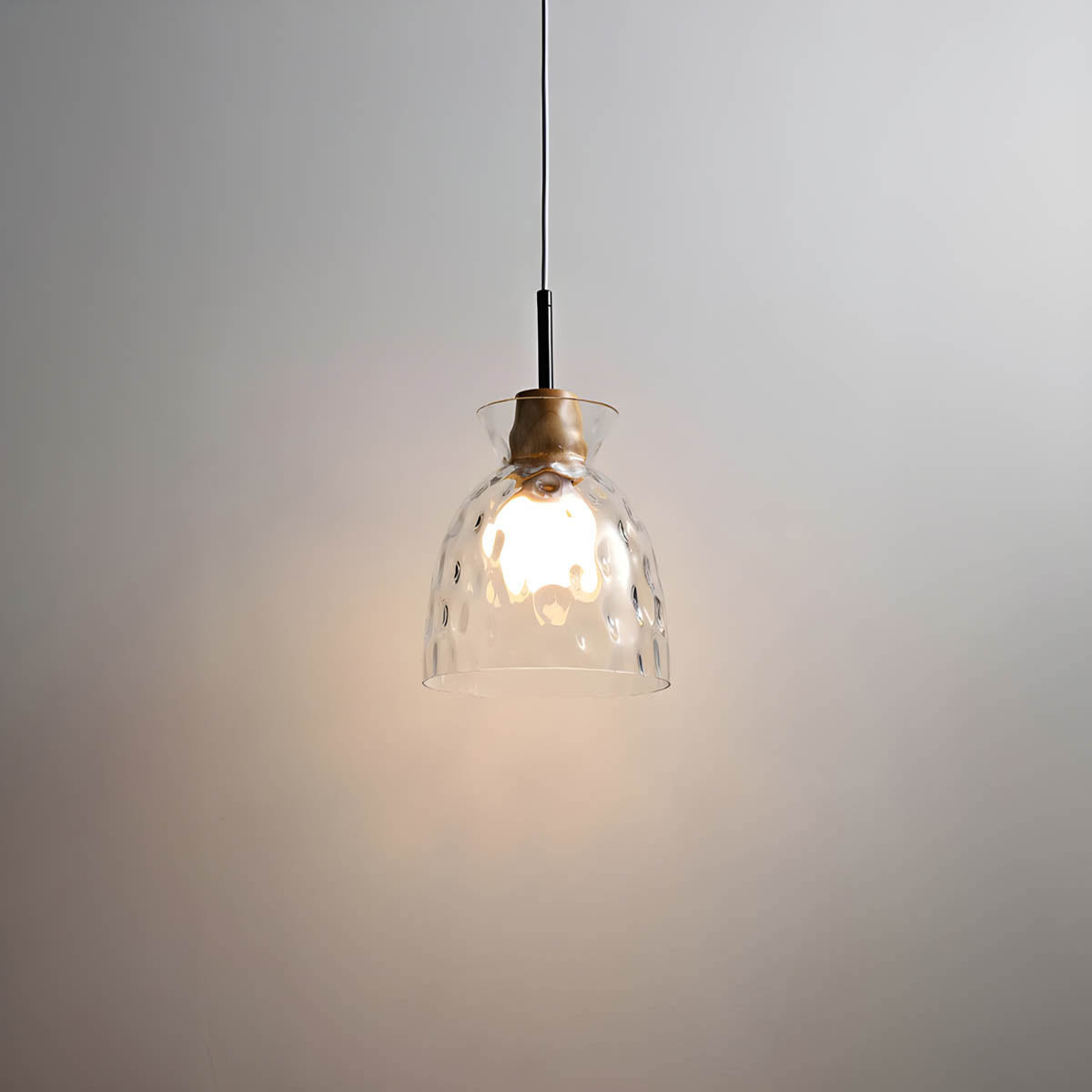 Suspension en Verre TOKYO – Lustre Minimaliste avec 1 ou 3 Têtes
