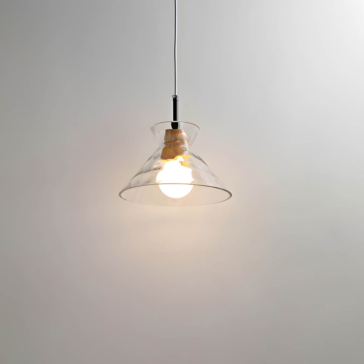 Suspension en Verre TOKYO – Lustre Minimaliste avec 1 ou 3 Têtes