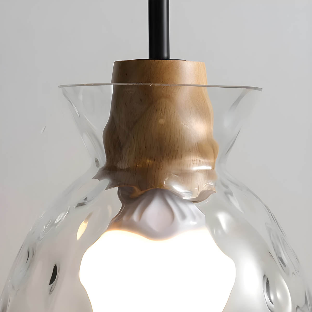 Suspension en Verre TOKYO – Lustre Minimaliste avec 1 ou 3 Têtes