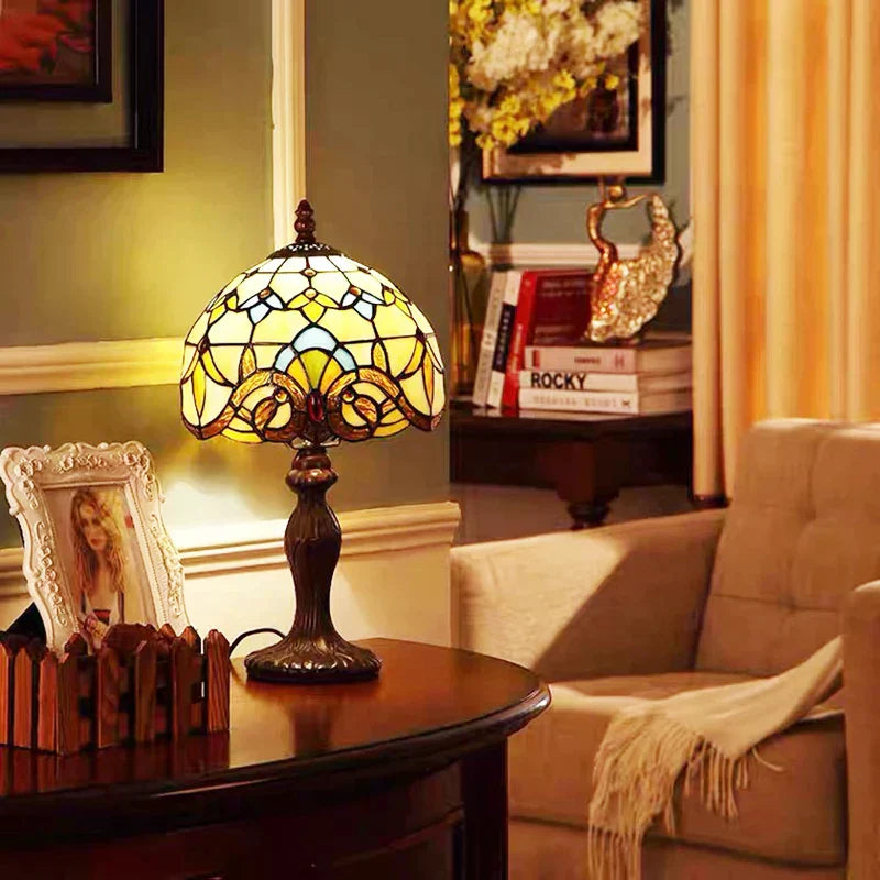 Lampe de Bureau TiffanyGlow – Éclairage Élégant & Design Artisanal