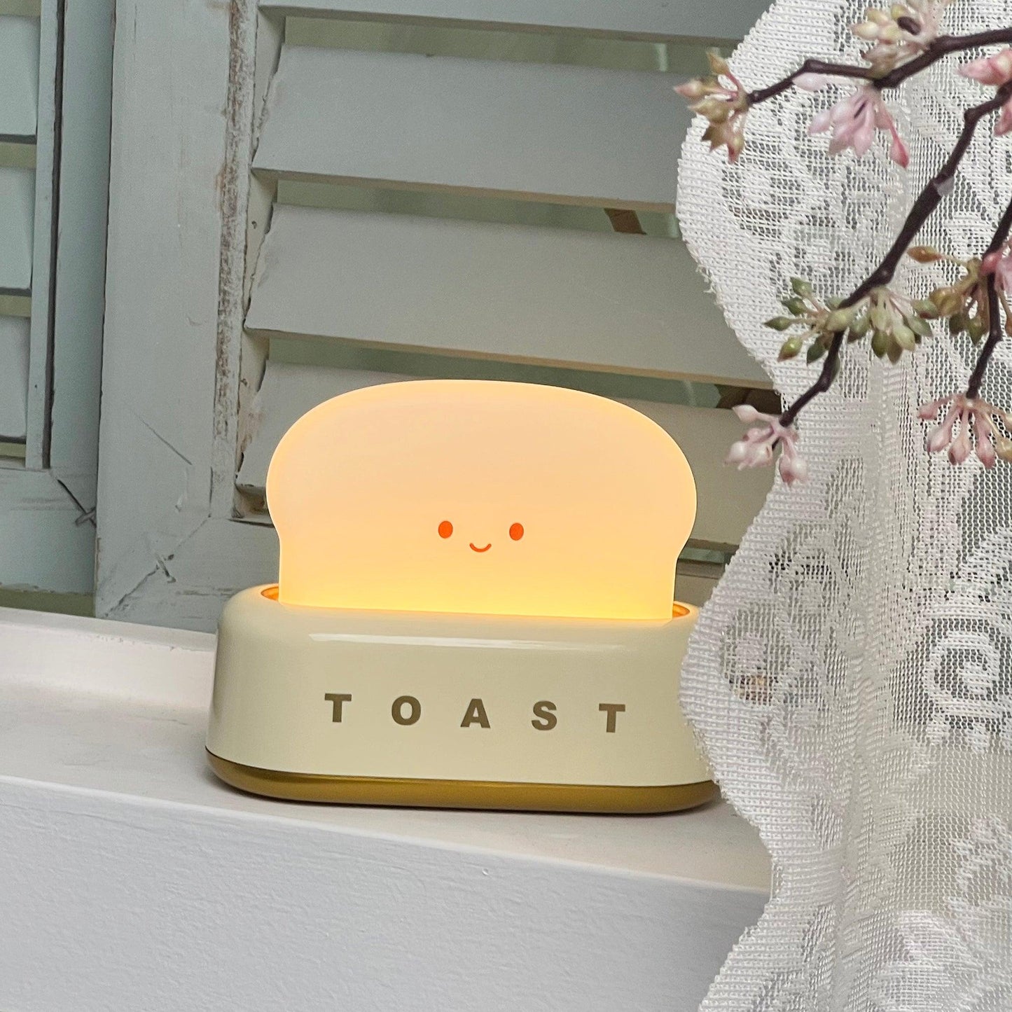 Lampe de Nuit Toaster – Luminaire Décoratif et Portable avec Batterie Rechargeable