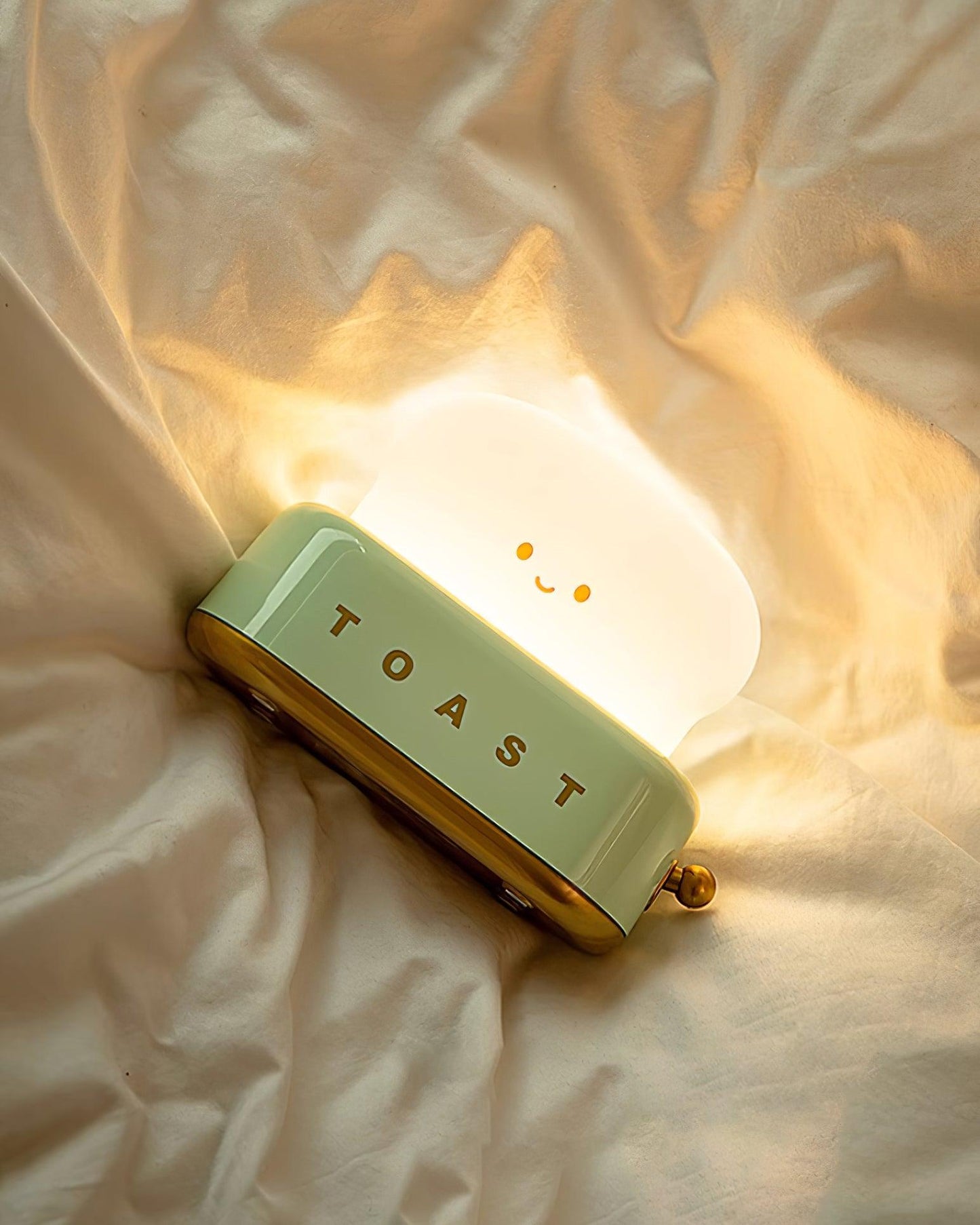 Lampe de Nuit Toaster – Luminaire Décoratif et Portable avec Batterie Rechargeable