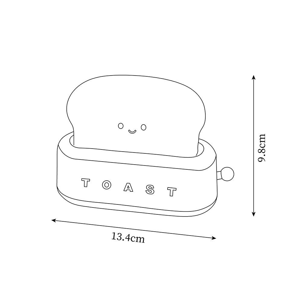Lampe de Nuit Toaster – Luminaire Décoratif et Portable avec Batterie Rechargeable