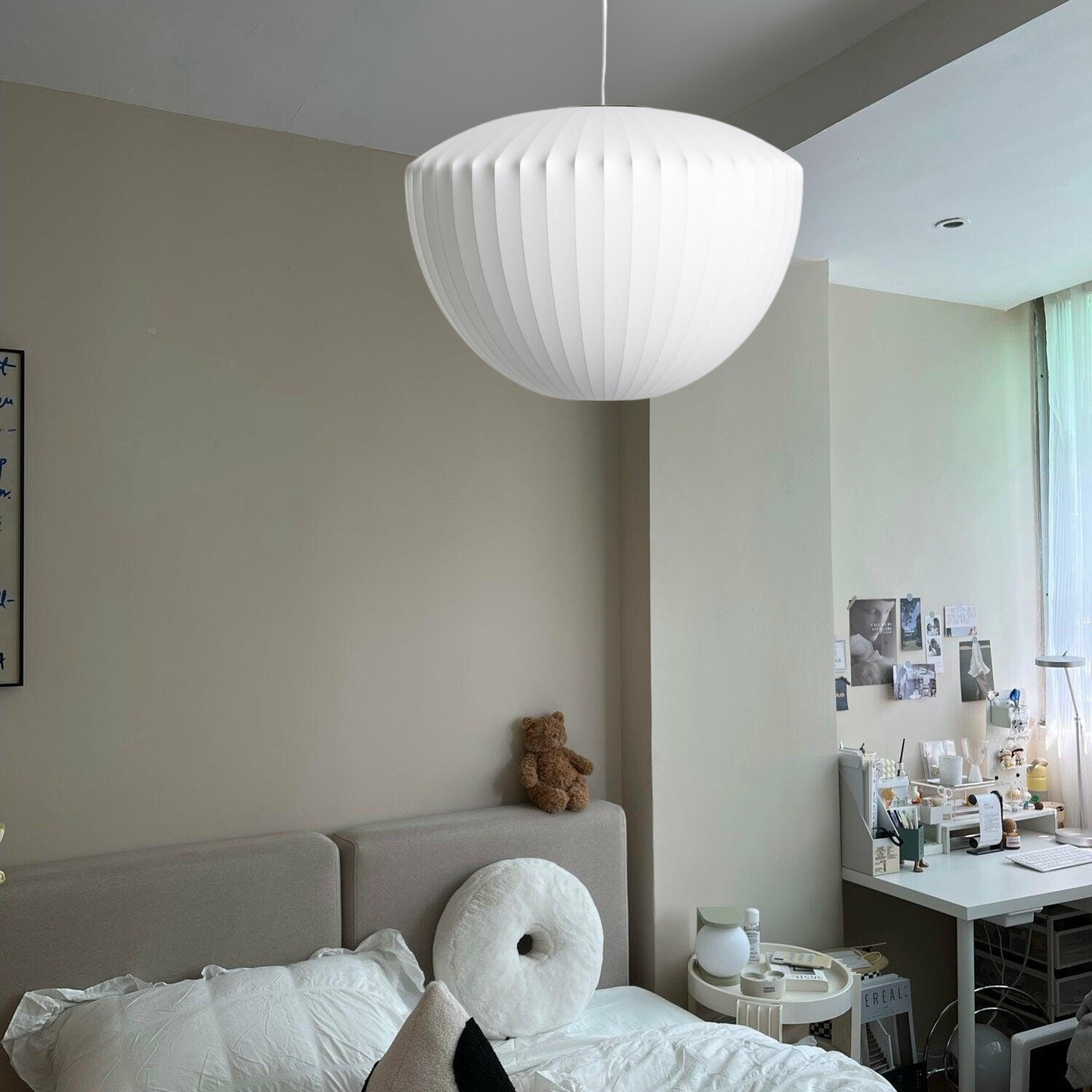 Suspension Nordic - Lampe Moderne en Bois et Métal pour Intérieur Élégant