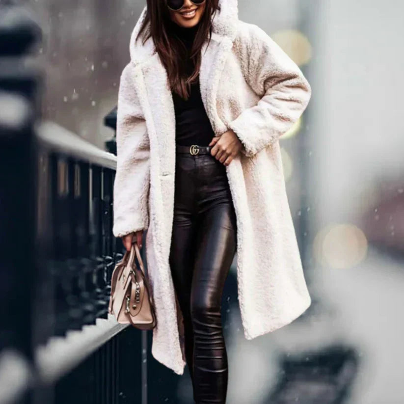 Manteau Long Teddy Hiver Luxe - Chaleur et Style pour l’Hiver