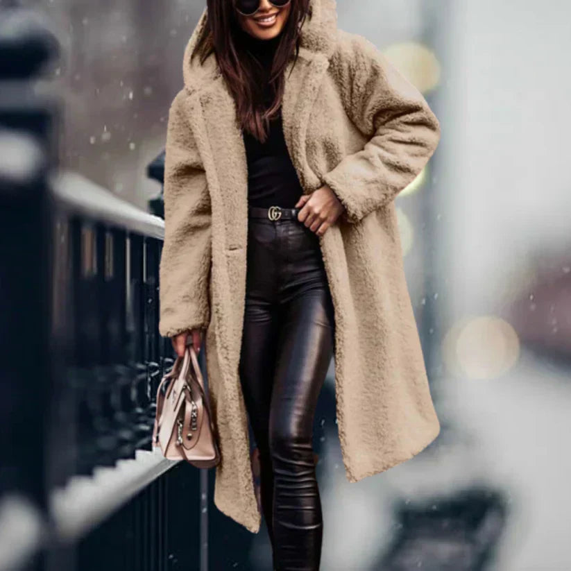 Manteau Long Teddy Hiver Luxe - Chaleur et Style pour l’Hiver