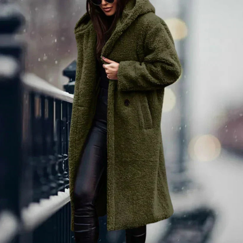 Manteau Long Teddy Hiver Luxe - Chaleur et Style pour l’Hiver