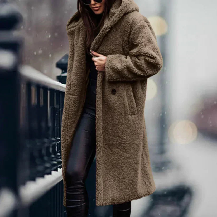 Manteau Long Teddy Hiver Luxe - Chaleur et Style pour l’Hiver