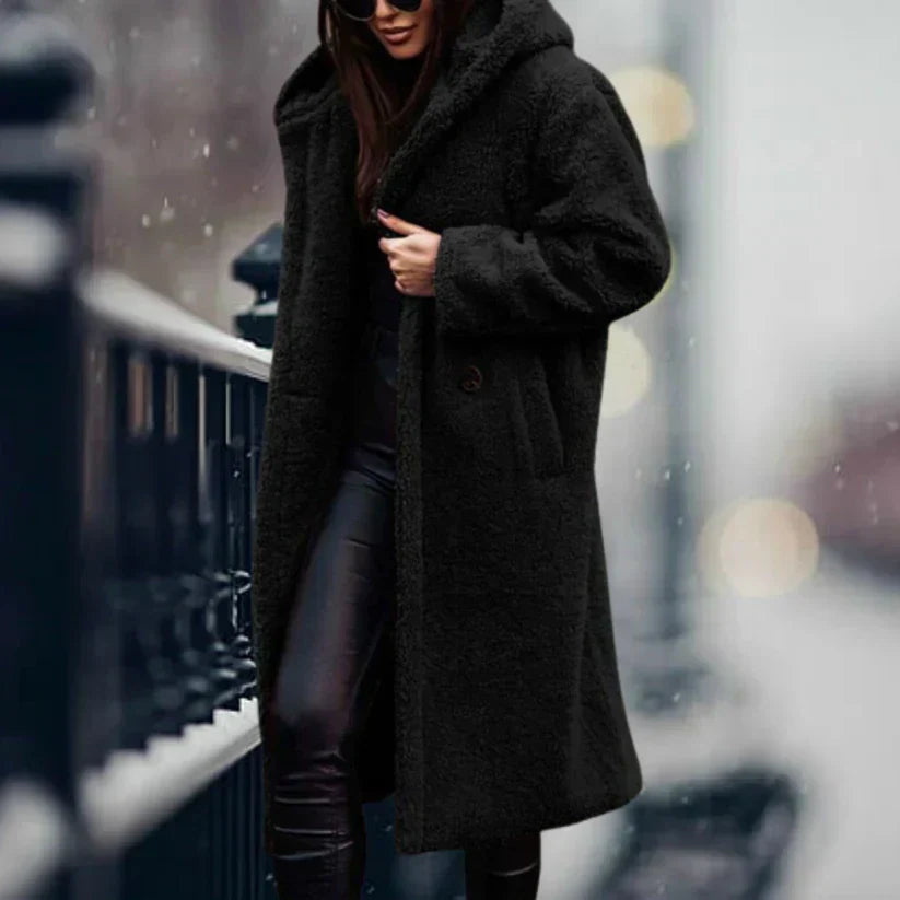 Manteau Long Teddy Hiver Luxe - Chaleur et Style pour l’Hiver