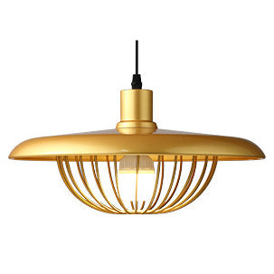 Suspension Imitation Bois - Lampe Suspendue au Style Nordique avec Détails Industriels