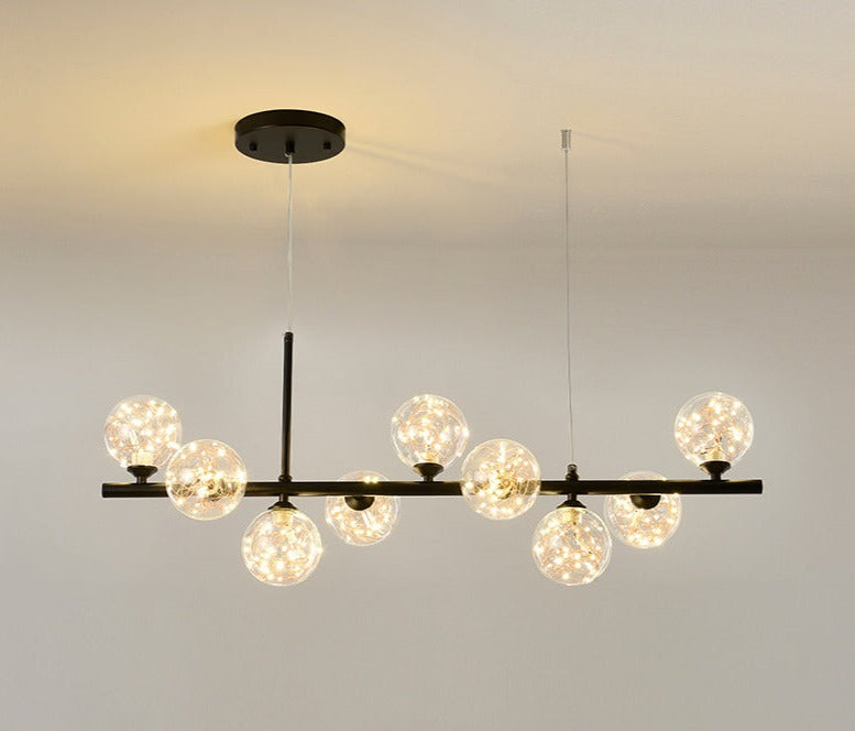 Armature - Pendelleuchte Luxueuse pour Salle à Manger, Élégance Moderne avec Verre et Métal